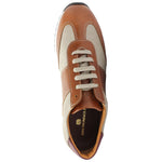 Bruno Magli Elliot Jogger Lace-up Sneakers Cognac / Taupe