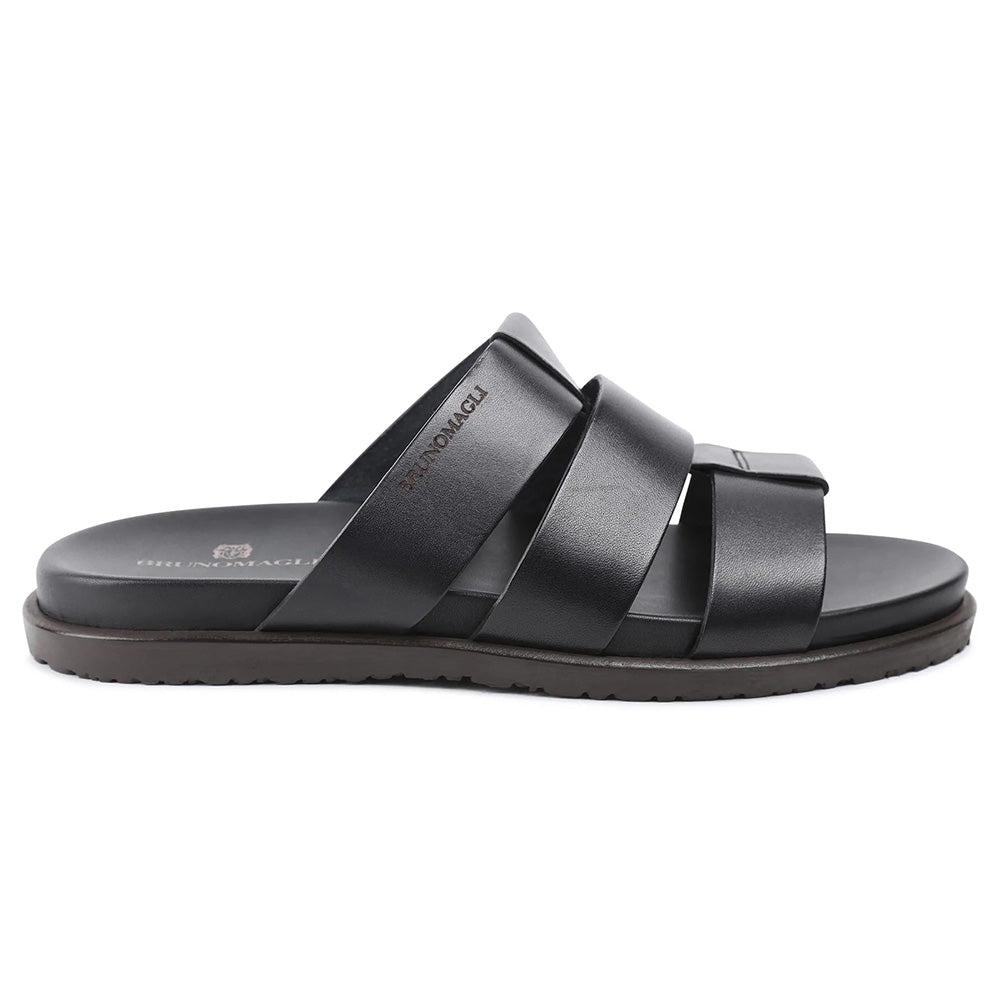 Bruno Magli Empoli Slide Sandals Black