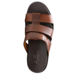 Bruno Magli Empoli Slide Sandals Dark Brown