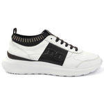 Bruno Magli Gatti Luxury Sport Leather Sneakers White / Black