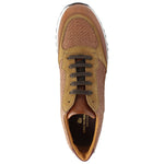 Bruno Magli Holden Leather Lace-up Sneakers Cognac