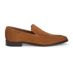 Bruno Magli Ivan Suede Slip-on Loafers Cognac