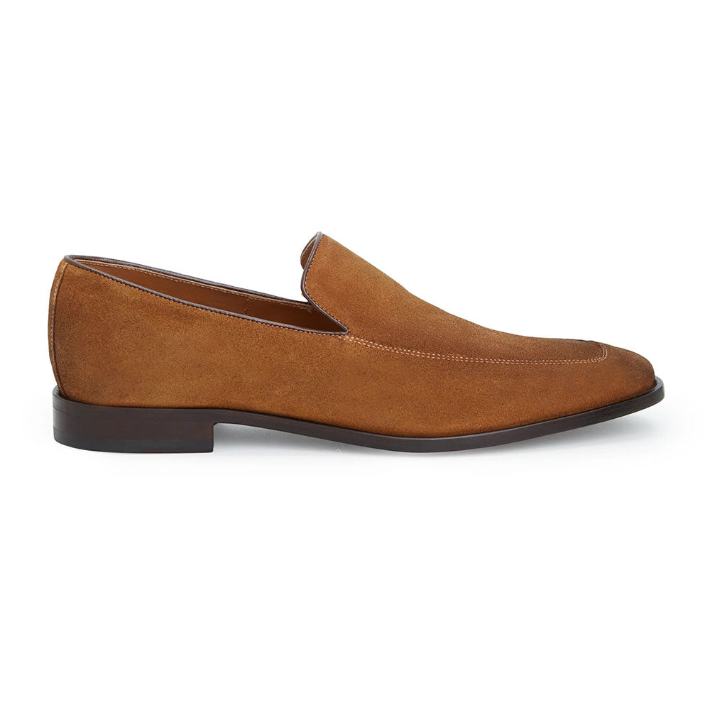 Bruno Magli Ivan Suede Slip-on Loafers Cognac