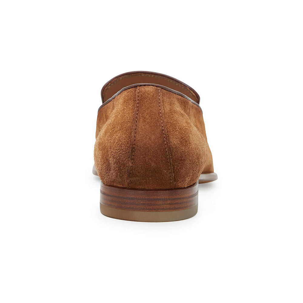 Bruno Magli Ivan Suede Slip-on Loafers Cognac