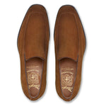Bruno Magli Ivan Suede Slip-on Loafers Cognac