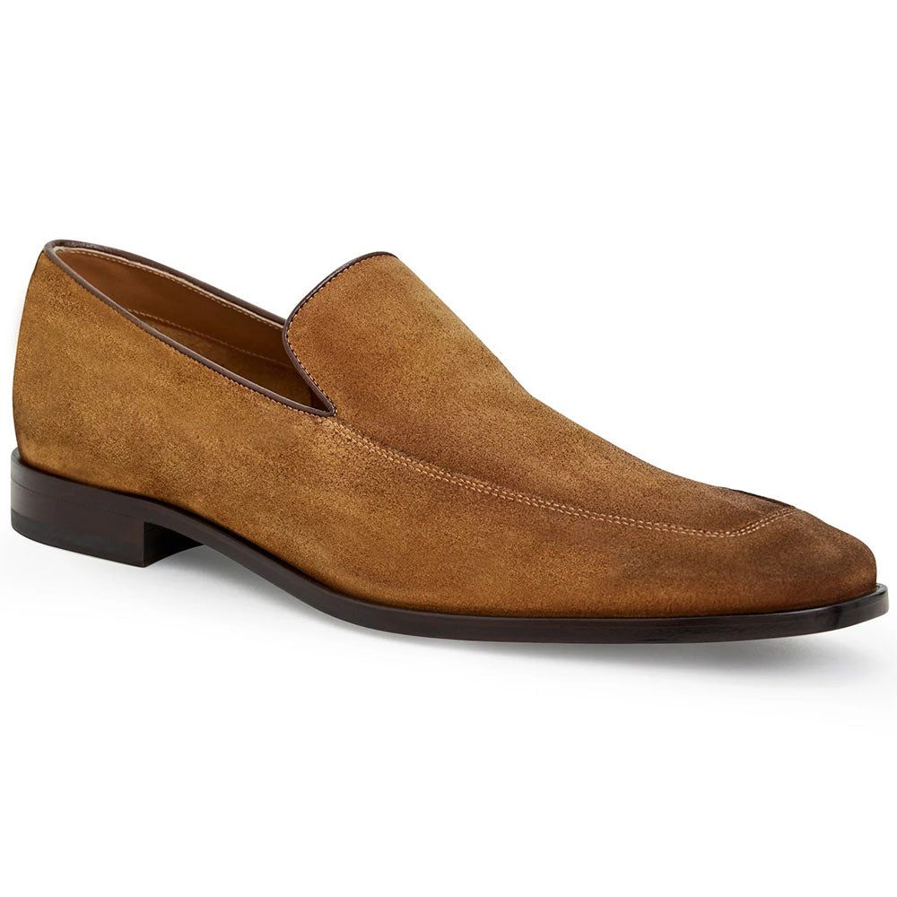 Bruno Magli Ivan Suede Slip-on Loafers Cognac