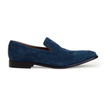 Bruno Magli Ivan Suede Slip-on Loafers Navy