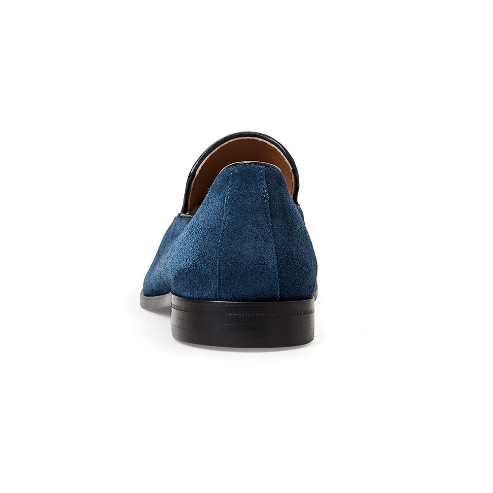 Bruno Magli Ivan Suede Slip-on Loafers Navy