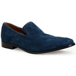 Bruno Magli Ivan Suede Slip-on Loafers Navy