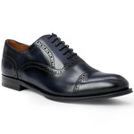 Bruno Magli Jack Leather Lace-up Oxfords Navy
