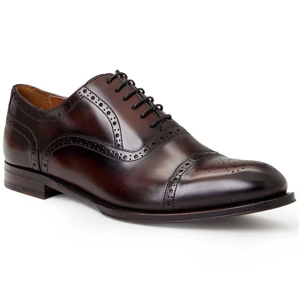 Bruno Magli Jack Leather Lace-up Oxfords Rust