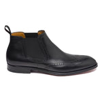 Bruno Magli Lamberto Wing-Tip Chelsea Boots Dark Grey