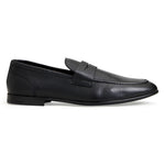 Bruno Magli Leather Slip-on Loafers Black