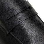 Bruno Magli Lastra Leather Slip-on Loafers Black