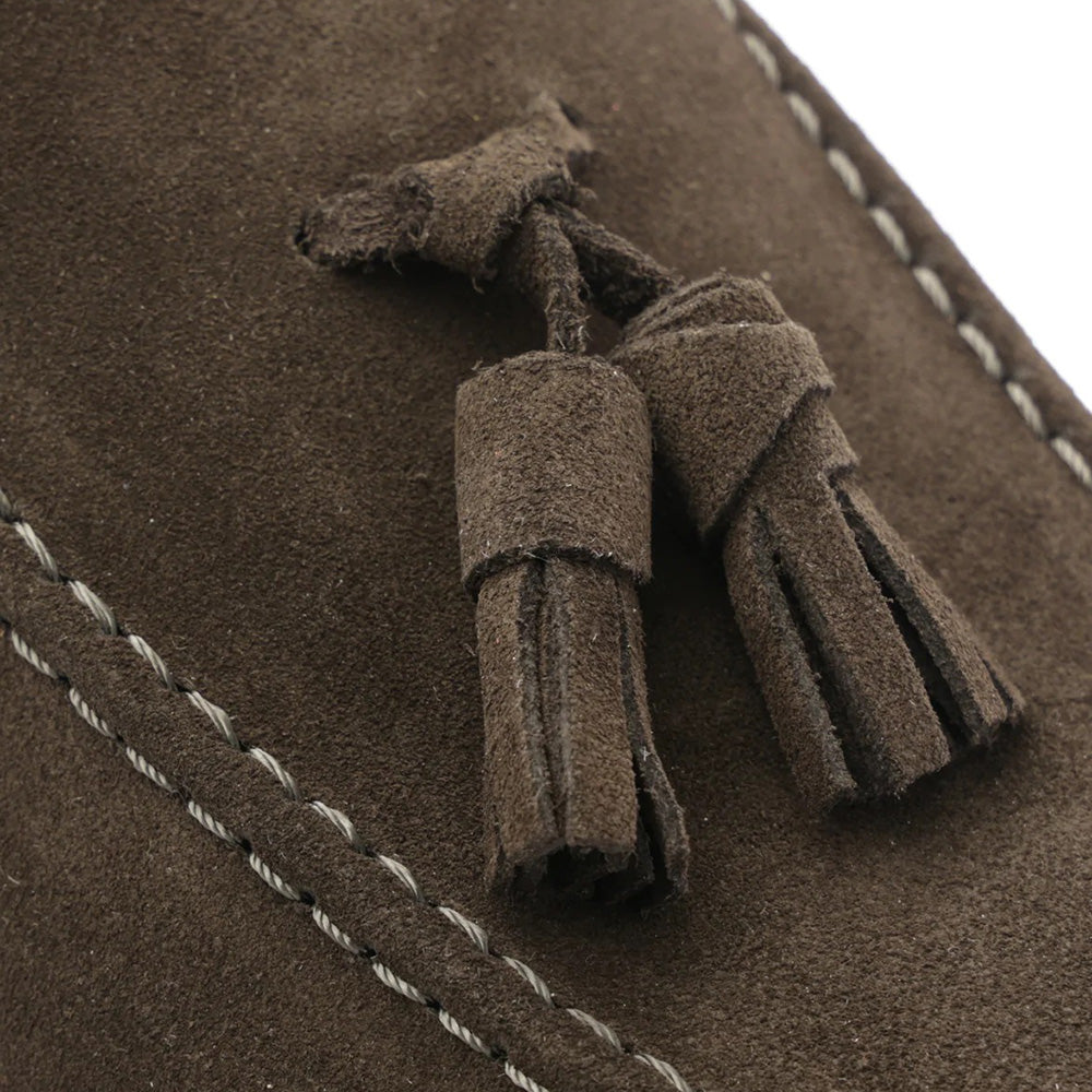 Bruno Magli Luis Suede Tailored Loafers Dark Brown