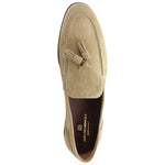 Bruno Magli Luis Suede Tailored Loafers Sand