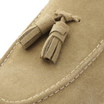 Bruno Magli Luis Suede Tailored Loafers Sand