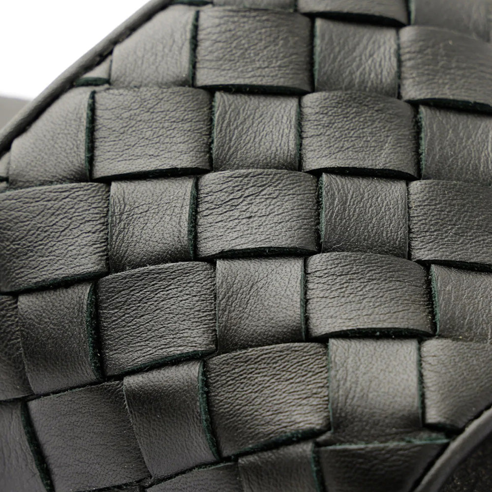 Bruno Magli Magnus Woven Slide Black