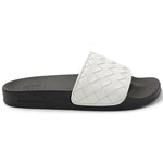 Bruno Magli Magnus Woven Slide White