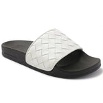 Bruno Magli Magnus Woven Slide White