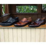 Bruno Magli Maioco Leather Oxfords Black