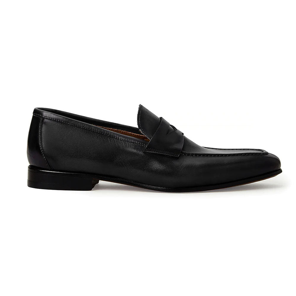 Bruno Magli Manfredo Leather Slip-on Loafers Black