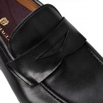 Bruno Magli Manfredo Leather Slip-on Loafers Black