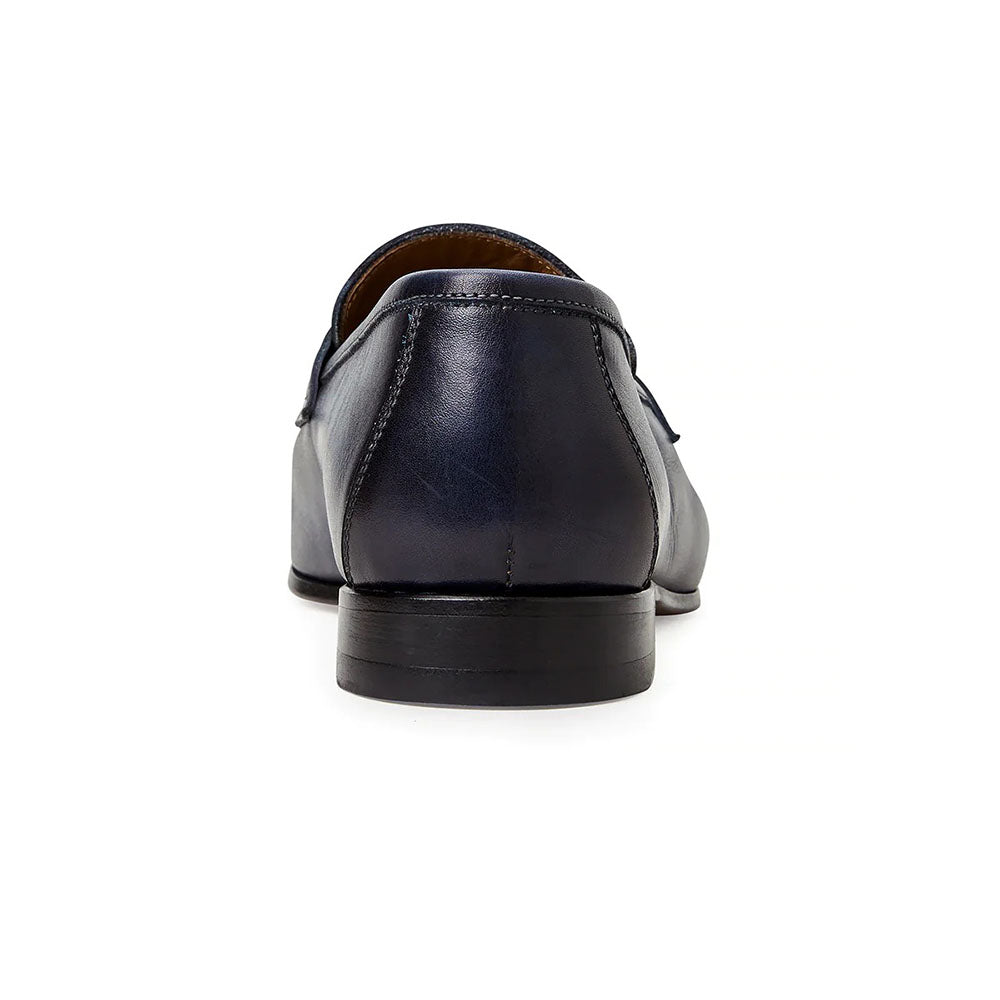 Bruno Magli Manfredo Leather Slip-on Loafers Navy