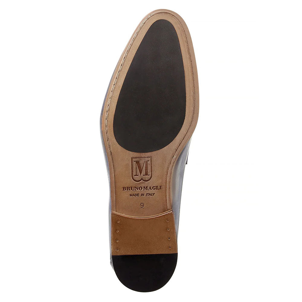 Bruno Magli Manfredo Leather Slip-on Loafers Navy