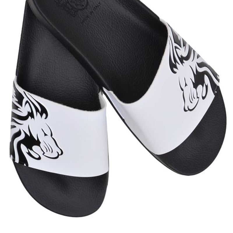 Bruno Magli Manolo Slide White