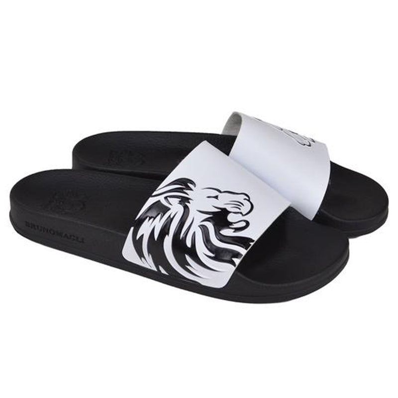 Bruno Magli Manolo Slide White