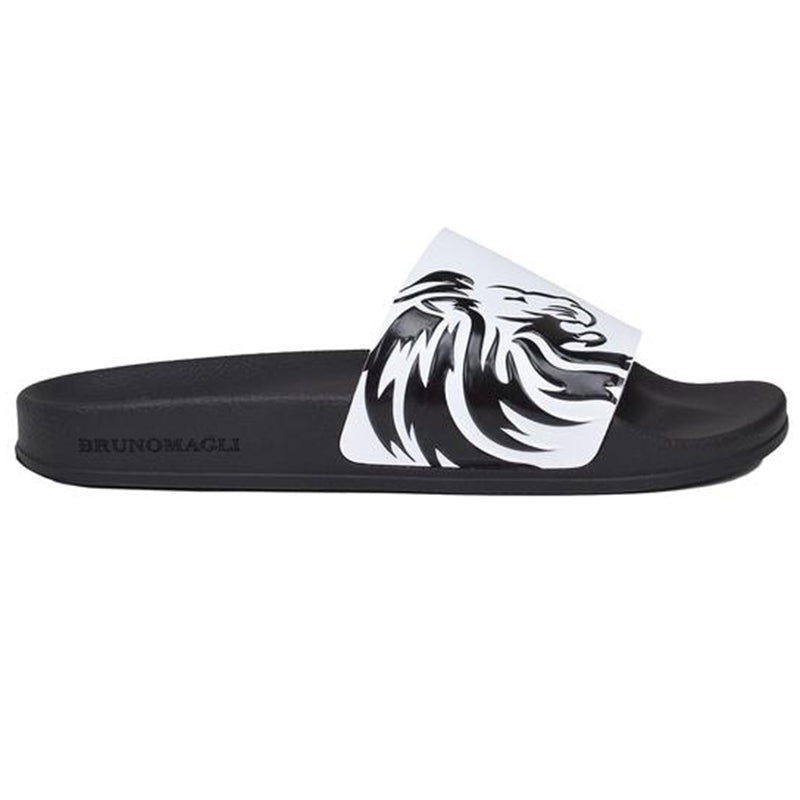Bruno Magli Manolo Slide White