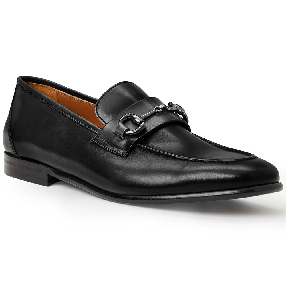 Bruno Magli Mauro Leather Slip-on Loafers Black