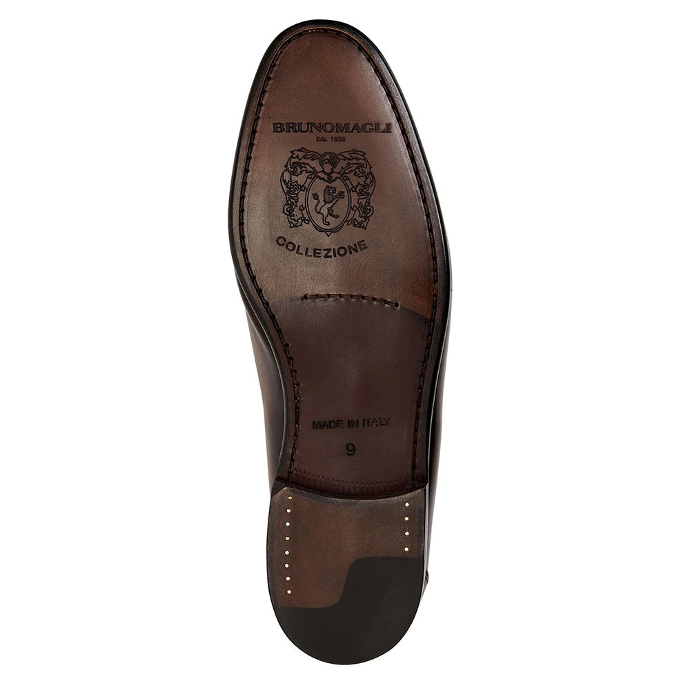 Bruno Magli Mauro Leather Slip-on Loafers Taupe