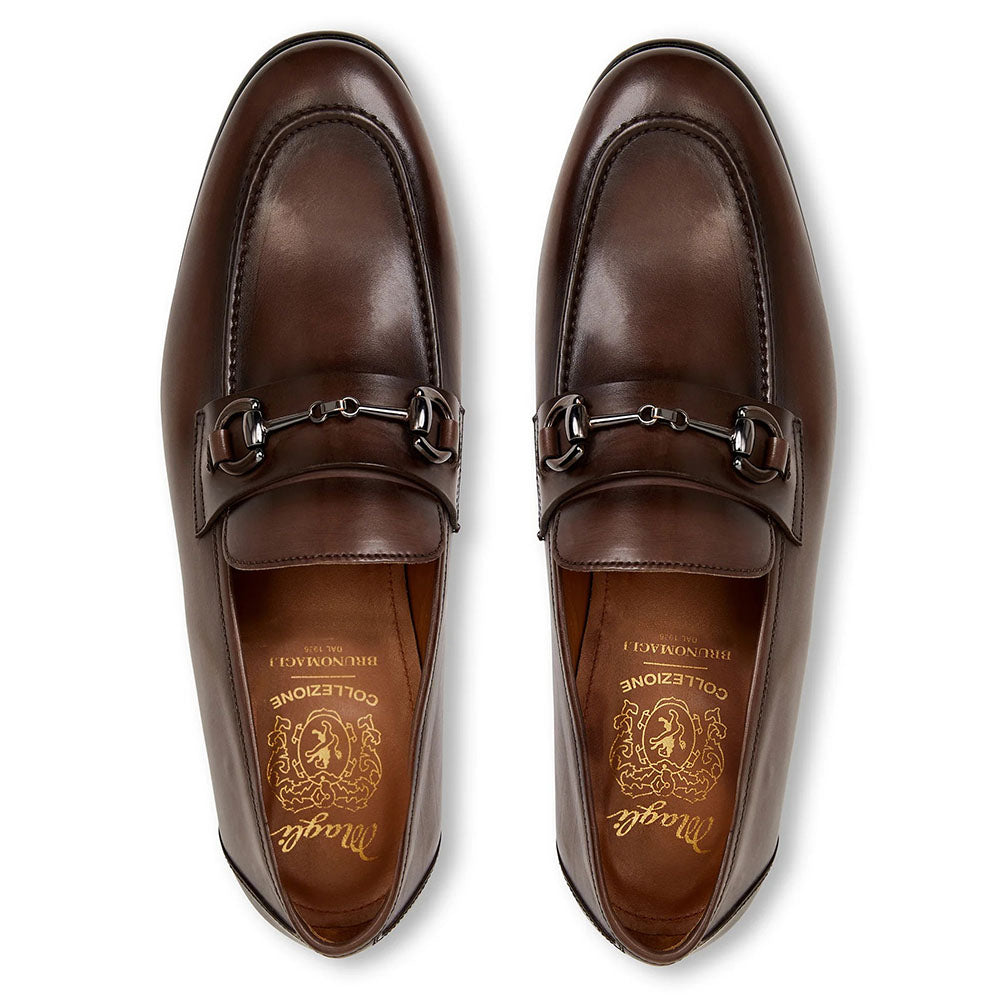 Bruno Magli Mauro Leather Slip-on Loafers Taupe