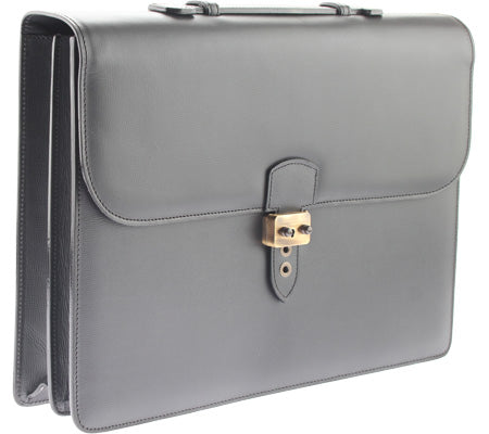 Bruno Magli Mens Androya Portfolio / Briefcase Black