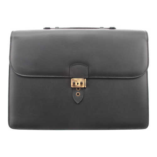Bruno Magli Mens Androya Portfolio / Briefcase Black