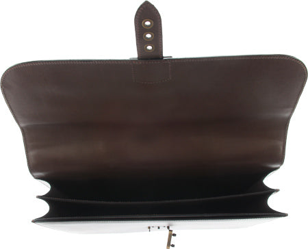 Bruno Magli Mens Androya Portfolio / Briefcase Dark Brown