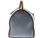Bruno Magli Mens Anselmo Duffel Bag Blue/Brown