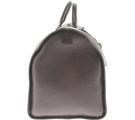 Bruno Magli Mens Anselmo Duffel Bag Dark Grey