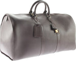 Bruno Magli Mens Anselmo Duffel Bag Dark Grey