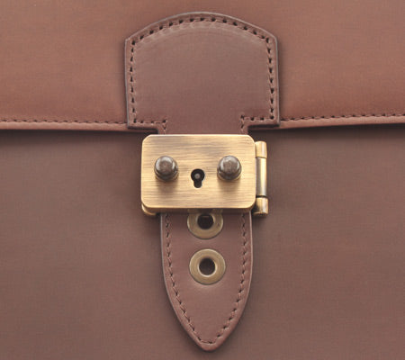 Bruno Magli Mens Antonio PFC Portfolio Case Dark Brown