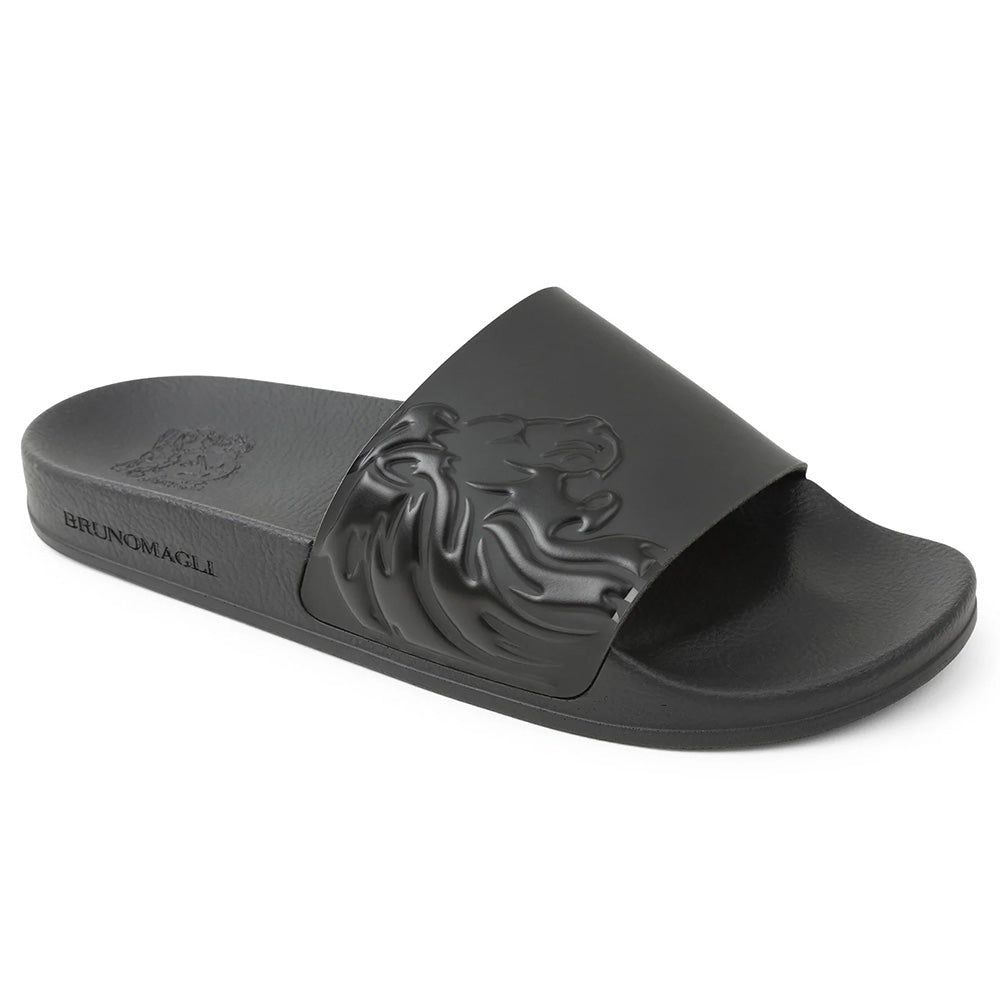 Bruno Magli Messe Shower Slide Black