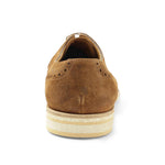 Bruno Magli Milano Suede Wingtip Oxfords Cognac