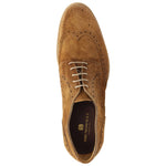 Bruno Magli Milano Suede Wingtip Oxfords Cognac