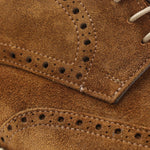 Bruno Magli Milano Suede Wingtip Oxfords Cognac