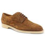 Bruno Magli Milano Suede Wingtip Oxfords Cognac