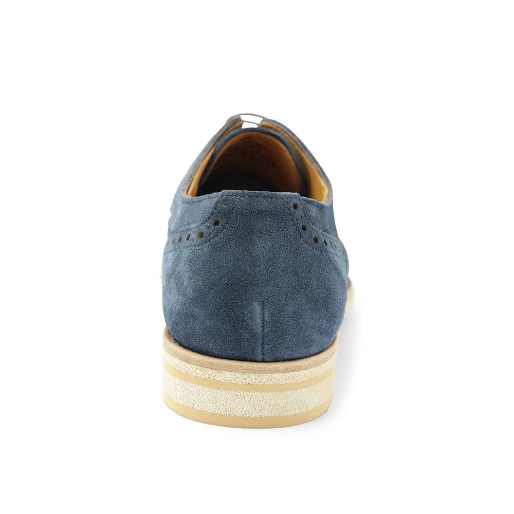 Bruno Magli Milano Suede Wingtip Oxfords Navy