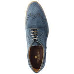 Bruno Magli Milano Suede Wingtip Oxfords Navy