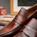 Bruno Magli Nathan Penny Loafer Rust